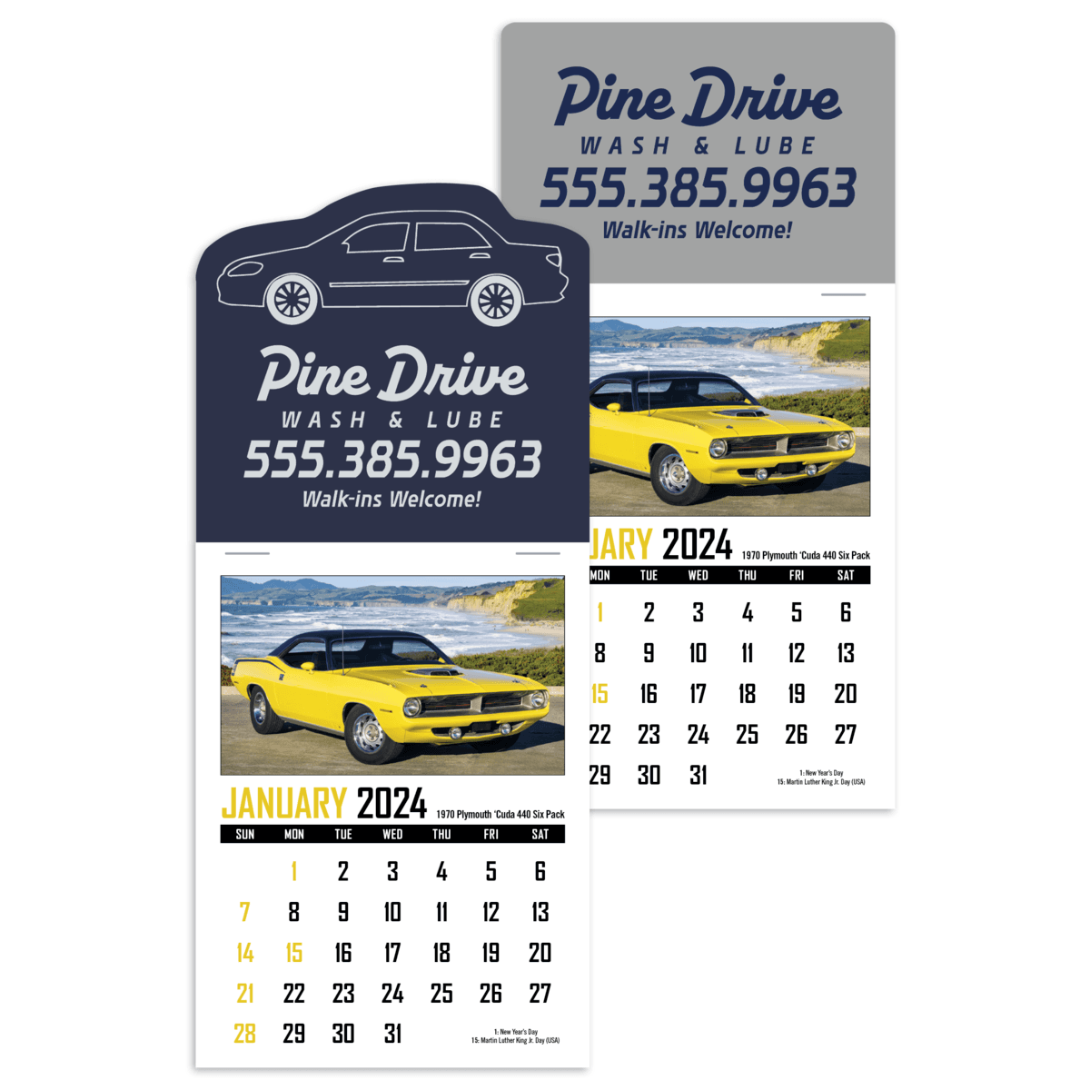 Memorable Muscle Stick Up Calendar