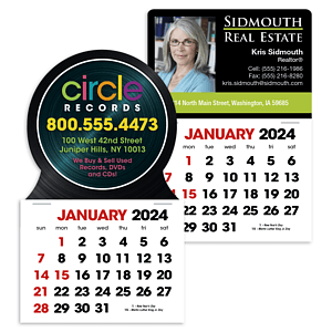 Full-Color Stick Up, English grid (13-Month)