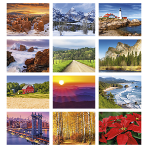 Triumph® Calendars Decorator Memo (Tan) Calendar