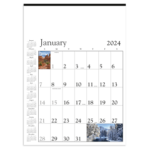 Triumph® Calendars Decorator Memo (White) Calendar