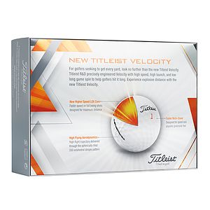 Titleist® Velocity Golf Ball Std Serv