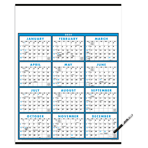 Triumph® Calendars Span-A-Year (Laminated with Marker) Calendar