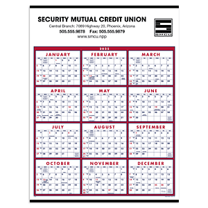 Triumph® Calendars Span-A-Year Calendar
