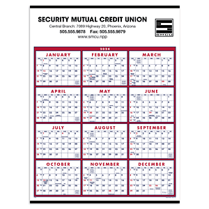 Triumph® Calendars Span-A-Year Calendar