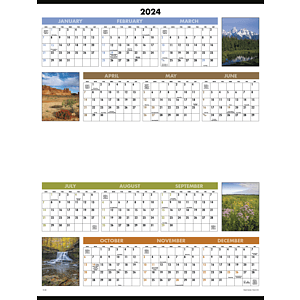 Triumph® Calendars Scenic Span-A-Year Calendar
