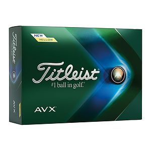 Titleist® AVX® Yellow Golf Ball Std Serv