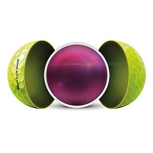 Titleist® AVX® Yellow Golf Ball Std Serv