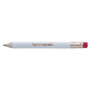 Hex Golf Pencil with Eraser