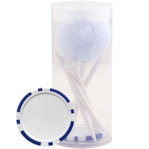 1-Ball 5-Tee Par Pack w/Poker Chip Ball Marker