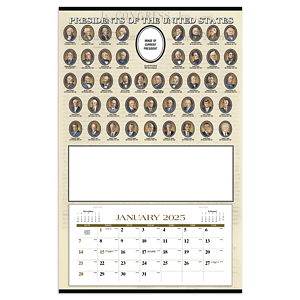 Triumph® Calendars Presidents Hanger 12-Month Calendar