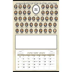 Triumph® Calendars Presidents Hanger 12-Month Calendar