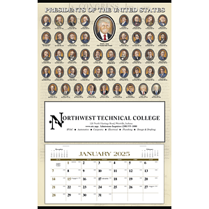 Triumph® Calendars Presidents Hanger 12-Month Calendar