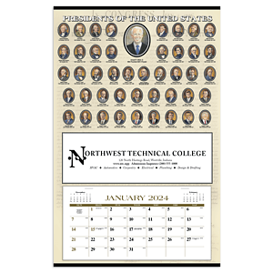 Triumph® Calendars Presidents Hanger 12-Month Calendar