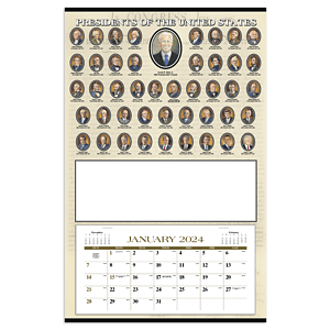 Triumph® Calendars Presidents Hanger 12-Month Calendar