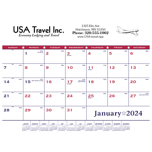 Triumph® Calendars Patriotic Desk Pad