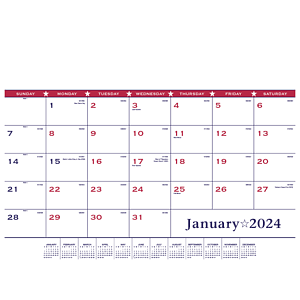 Triumph® Calendars Patriotic Desk Pad