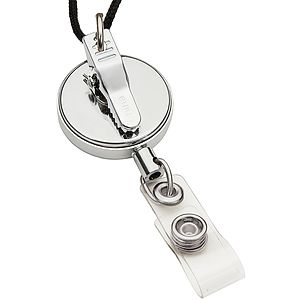Dual Function Metal Badge Holder