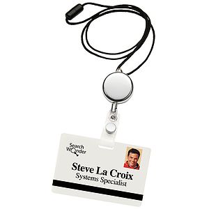 Dual Function Metal Badge Holder