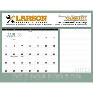 Triumph® Calendars Notes Desk Pad