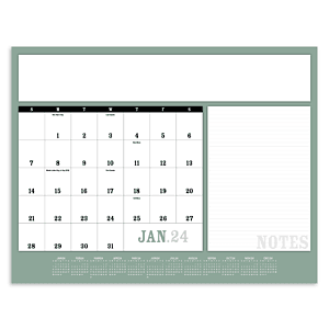 Triumph® Calendars Notes Desk Pad