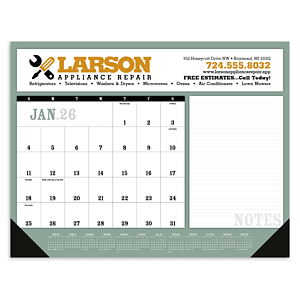 Triumph® Calendars Notes Desk Pad with Vinyl Corners