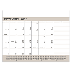 Triumph® Calendars Vinyl Desk Pad