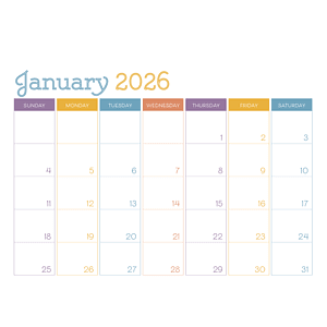 Triumph® Calendars Small Monthly Desk Pad - Colors