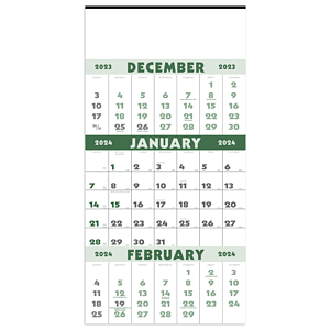 Triumph® Calendars 3-Month Planner (12 Sheet)