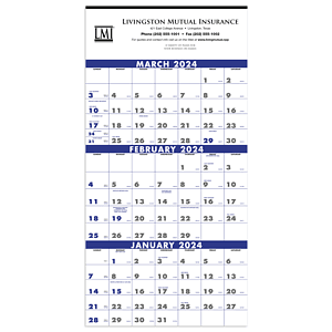 Triumph® Calendars 3-Month Planner (4-Sheet)