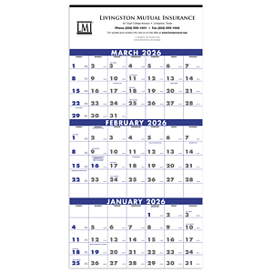 3-Month Planner (4-Sheet)