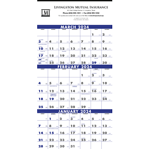 Triumph® Calendars 3-Month Planner (4-Sheet)