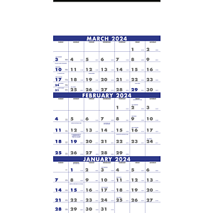 Triumph® Calendars 3-Month Planner (4-Sheet)