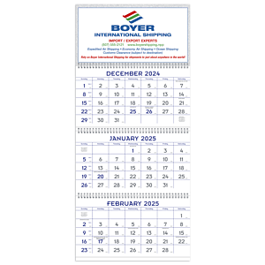 Triumph® Calendars Blue & Grey Commercial Planner