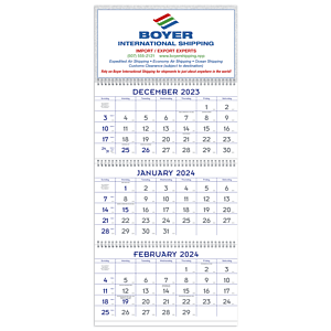 Triumph® Calendars Blue & Grey Commercial Planner