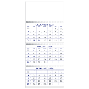 Triumph® Calendars Blue & Grey Commercial Planner