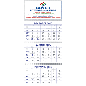 Triumph® Calendars Blue & Grey Commercial Planner