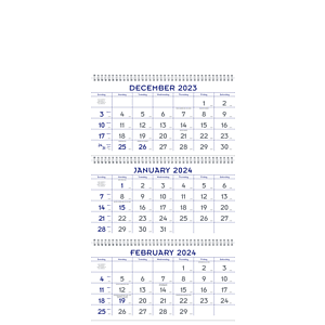 Triumph® Calendars Blue & Grey Commercial Planner