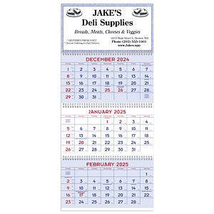 Triumph® Calendars Red & Blue Commercial Planner