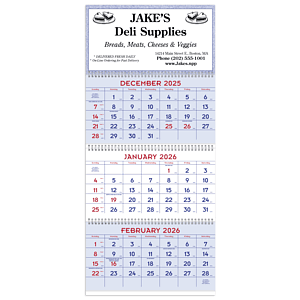 Triumph® Calendars Red & Blue Commercial Planner