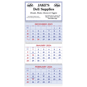 Triumph® Calendars Red & Blue Commercial Planner