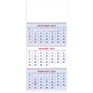 Triumph® Calendars Red & Blue Commercial Planner
