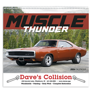 Good Value™ Muscle Thunder - Spiral Calendar
