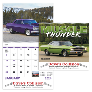 Good Value™ Muscle Thunder - Spiral Calendar