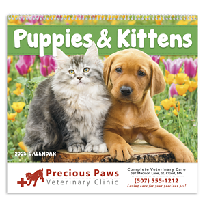 Good Value™ Puppies & Kittens - Spiral Calendar