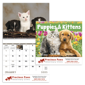 Good Value™ Puppies & Kittens - Spiral Calendar