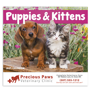 Good Value™ Puppies & Kittens - Spiral Calendar