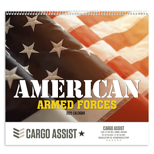 Good Value™ American Armed Forces - Spiral Calendar