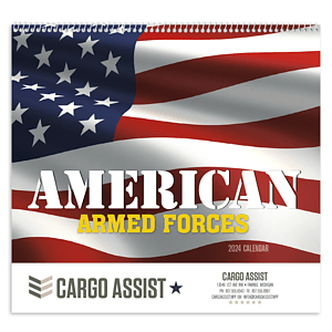 Good Value™ American Armed Forces - Spiral Calendar