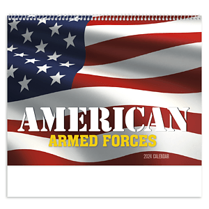 Good Value™ American Armed Forces - Spiral Calendar