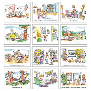 Good Value™ Laughing It Up! - Spiral Calendar